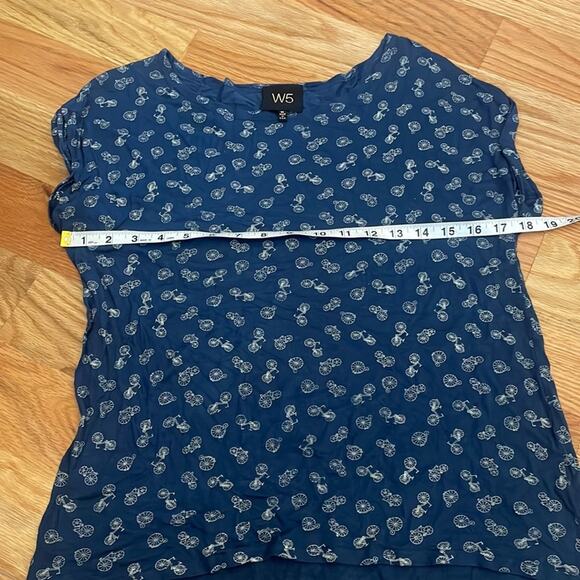 W5 short sleeved blue bicycle short sleeved top size medium - Picture 6 of 6